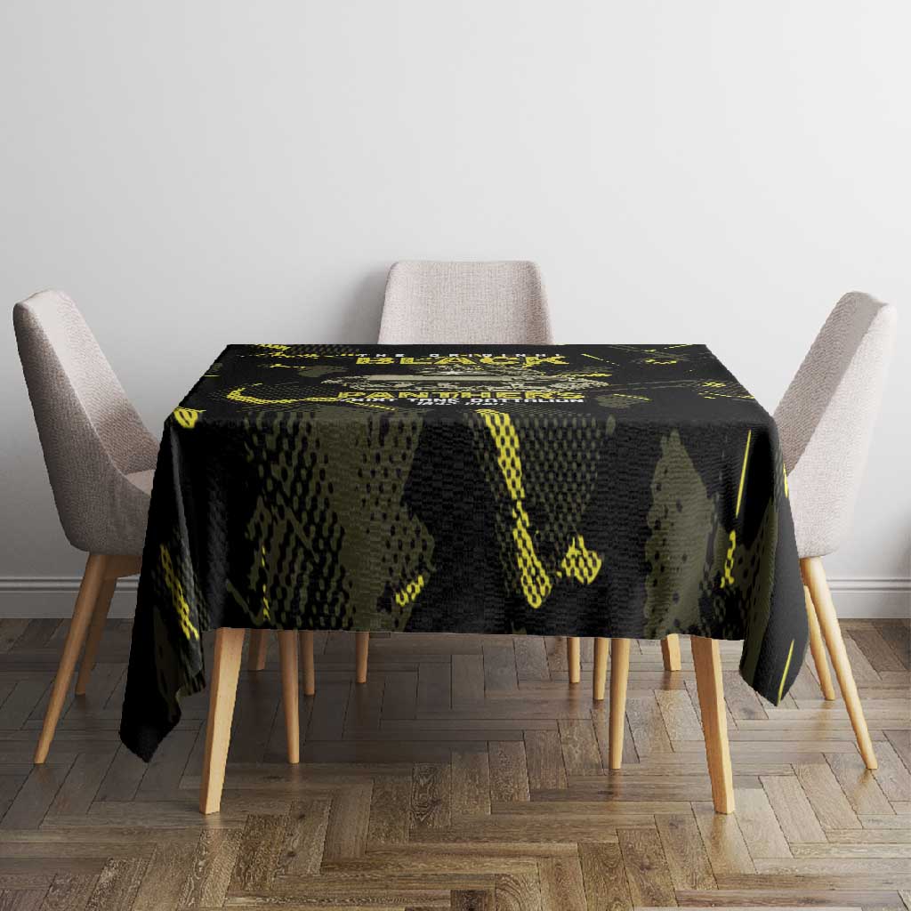 The Original Black Panthers 761st Tank Battalion Tablecloth African American Heroes - Wonder Print Shop