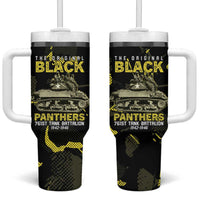 The Original Black Panthers 761st Tank Battalion Tumbler With Handle African American Heroes - Wonder Print Shop