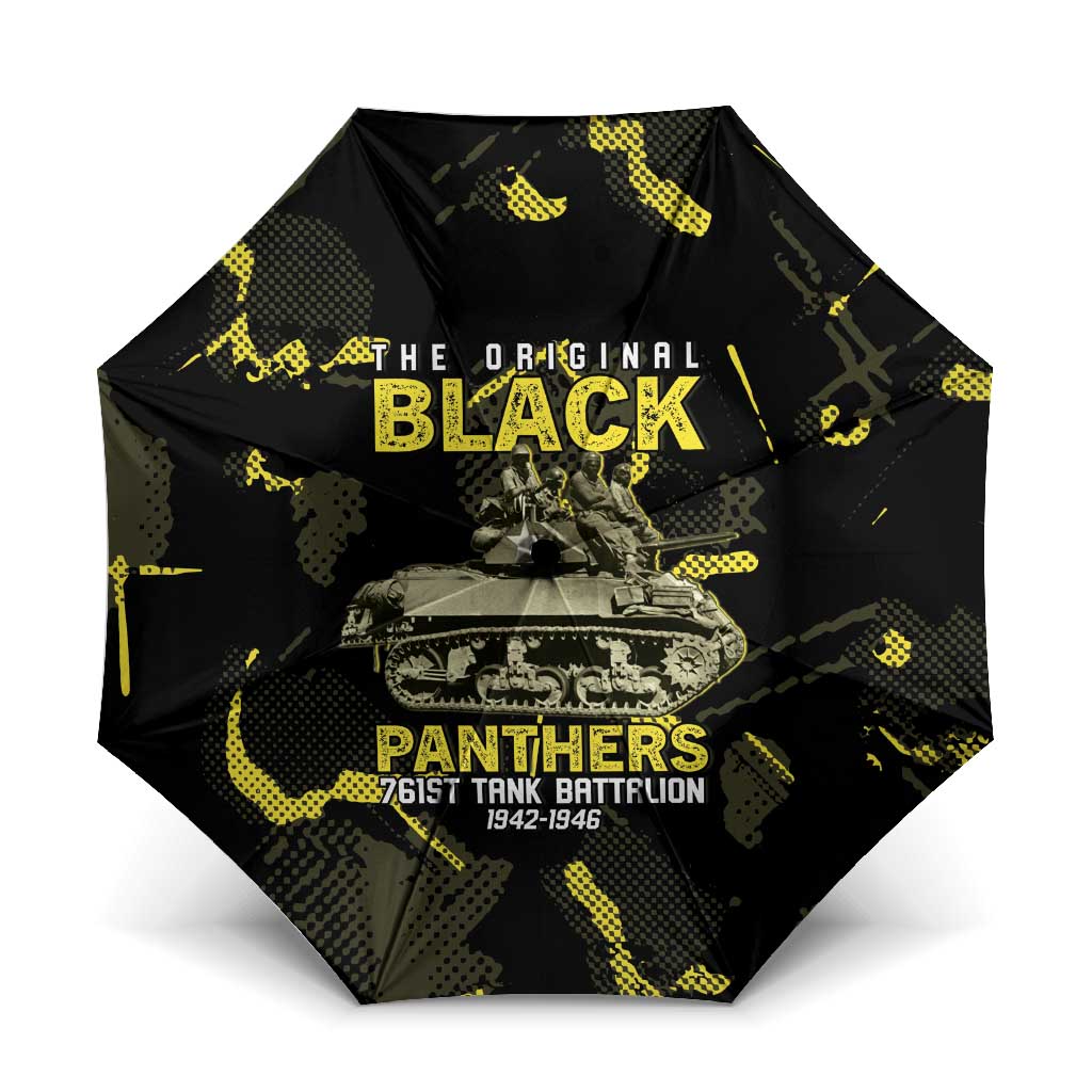 The Original Black Panthers 761st Tank Battalion Umbrella African American Heroes - Wonder Print Shop