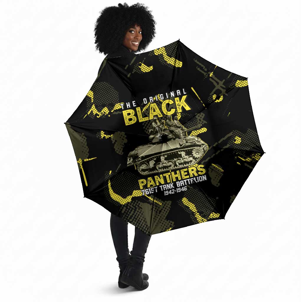 The Original Black Panthers 761st Tank Battalion Umbrella African American Heroes - Wonder Print Shop