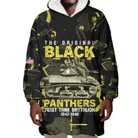 The Original Black Panthers 761st Tank Battalion Wearable Blanket Hoodie African American Heroes - Wonder Print Shop