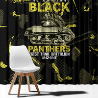 The Original Black Panthers 761st Tank Battalion Window Curtain African American Heroes - Wonder Print Shop