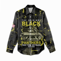 The Original Black Panthers 761st Tank Battalion Women Casual Shirt African American Heroes - Wonder Print Shop