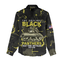 The Original Black Panthers 761st Tank Battalion Women Casual Shirt African American Heroes - Wonder Print Shop