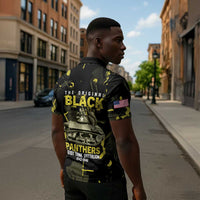 The Original Black Panthers 761st Tank Battalion Zipper Polo Shirt African American Heroes - Wonder Print Shop
