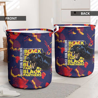 761st Tank Battalion Black Panthers Laundry Basket Legendary African American WWII - Wonder Print Shop