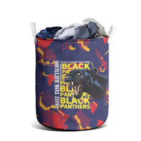 761st Tank Battalion Black Panthers Laundry Basket Legendary African American WWII - Wonder Print Shop