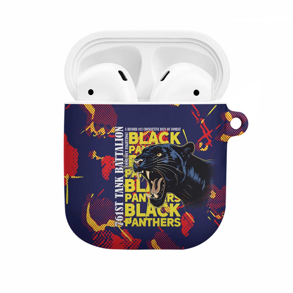 761st Tank Battalion Black Panthers AirPods Case Legendary African American WWII - Wonder Print Shop