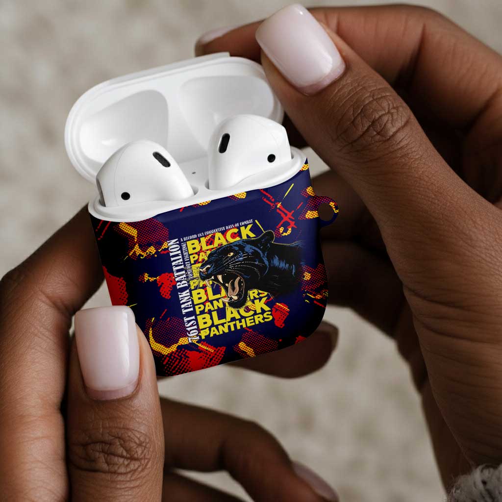 761st Tank Battalion Black Panthers AirPods Case Legendary African American WWII - Wonder Print Shop