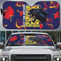 761st Tank Battalion Black Panthers Auto Sun Shade Legendary African American WWII - Wonder Print Shop