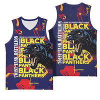 761st Tank Battalion Black Panthers Basketball Jersey Legendary African American WWII - Wonder Print Shop