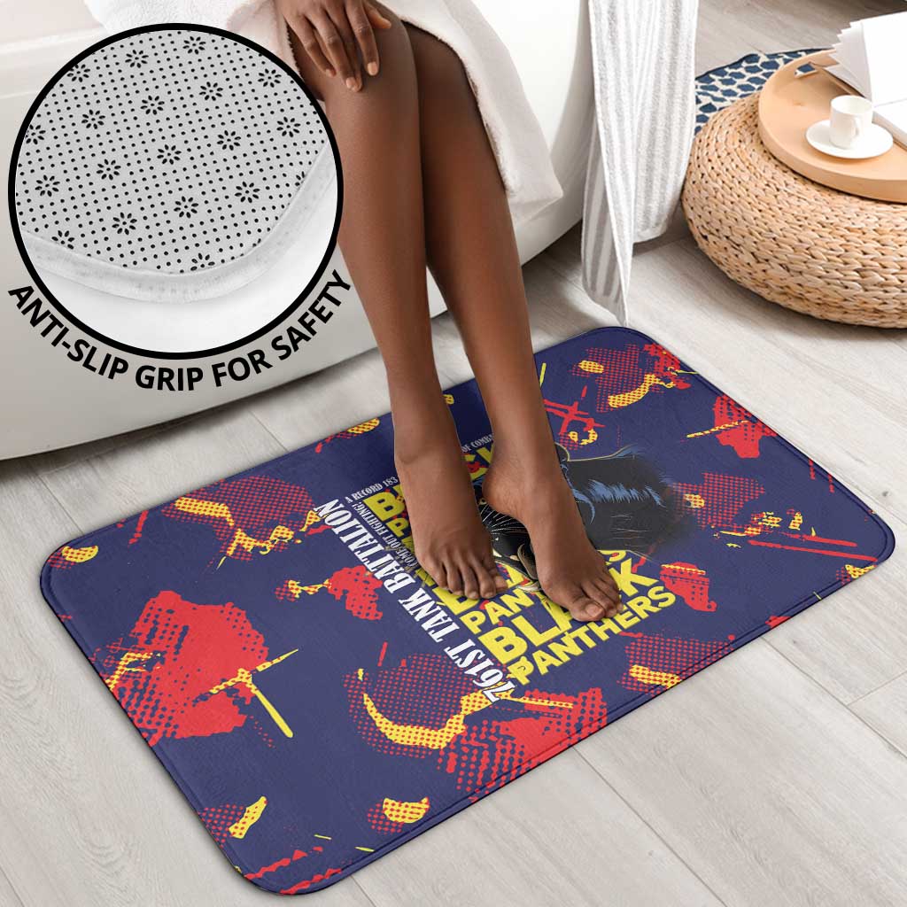 761st Tank Battalion Black Panthers Bathroom Set Legendary African American WWII - Wonder Print Shop