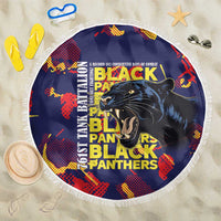761st Tank Battalion Black Panthers Beach Blanket Legendary African American WWII - Wonder Print Shop