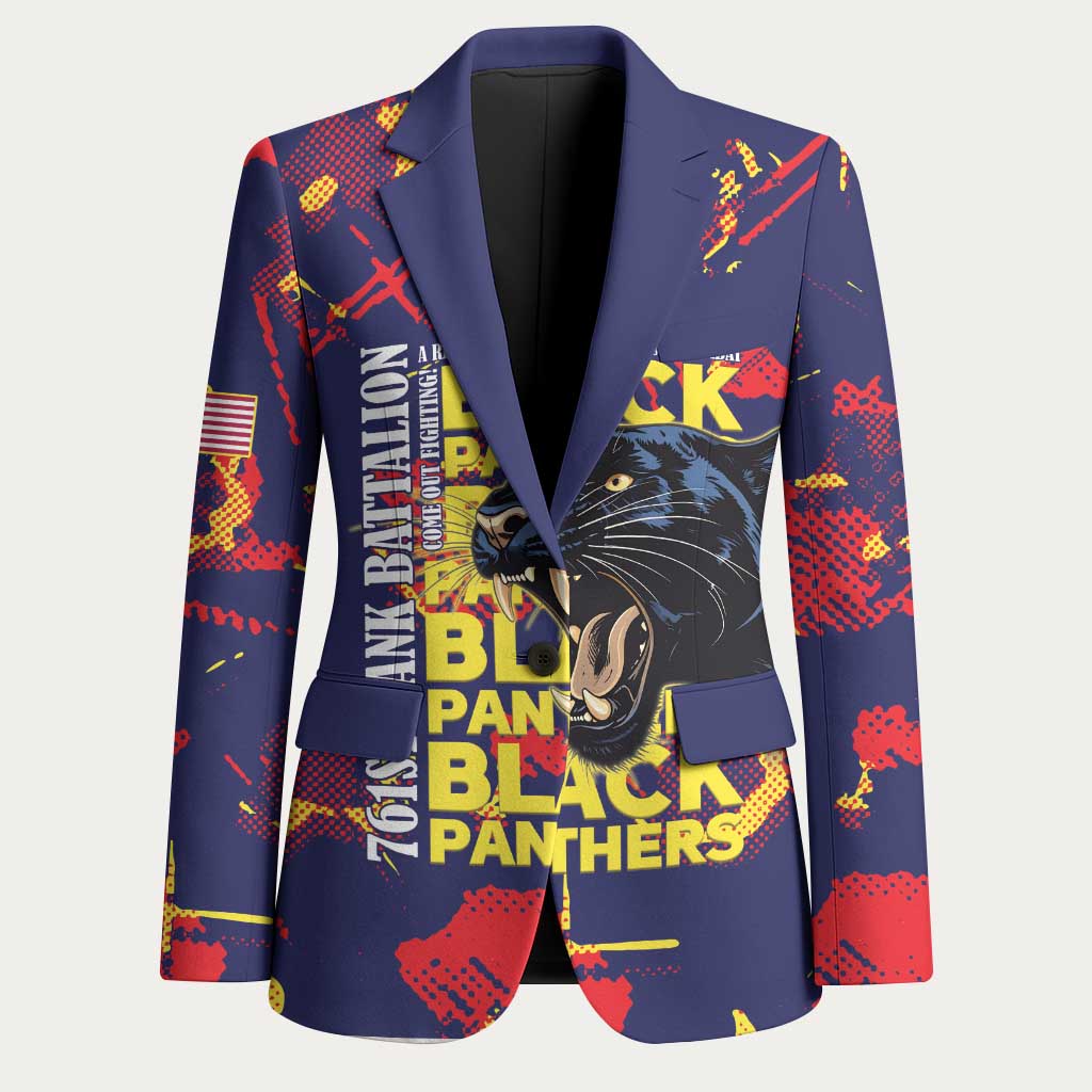 761st Tank Battalion Black Panthers Blazer Legendary African American WWII - Wonder Print Shop