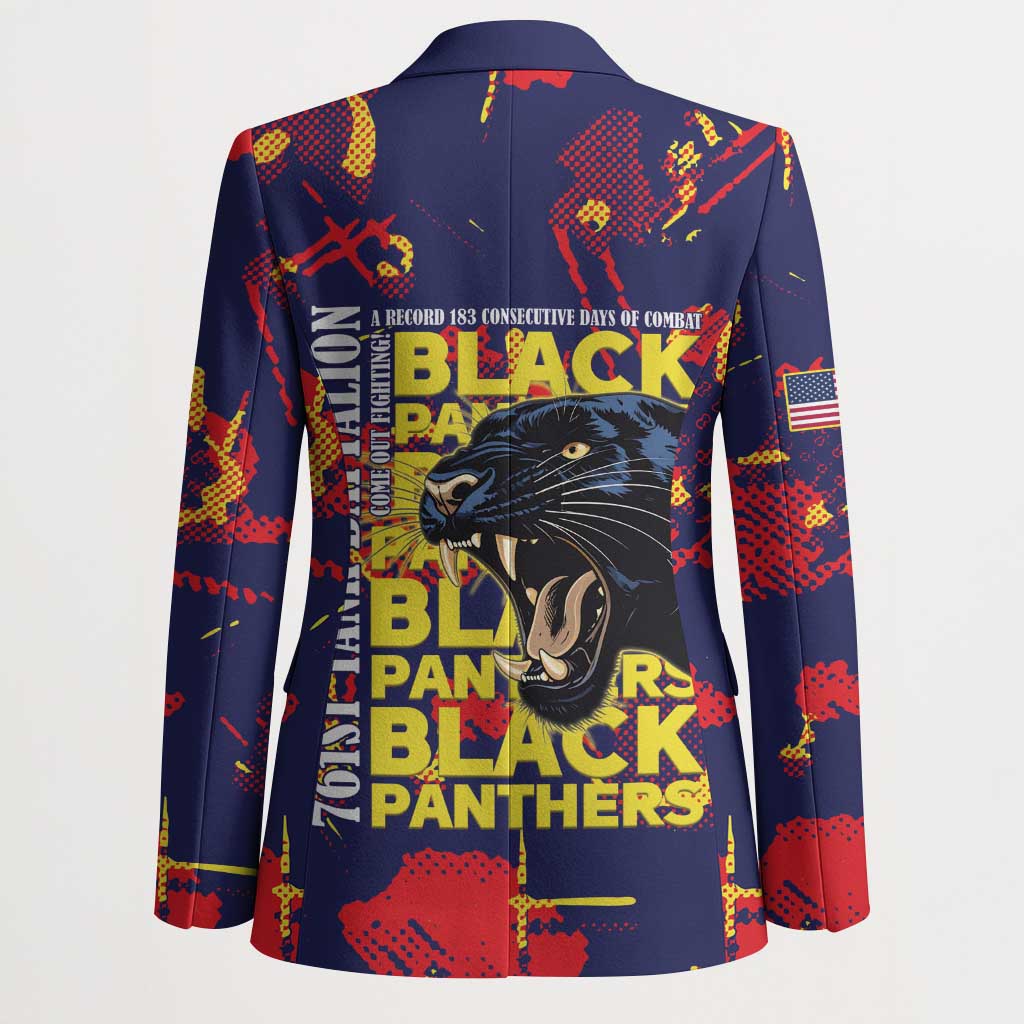 761st Tank Battalion Black Panthers Blazer Legendary African American WWII - Wonder Print Shop