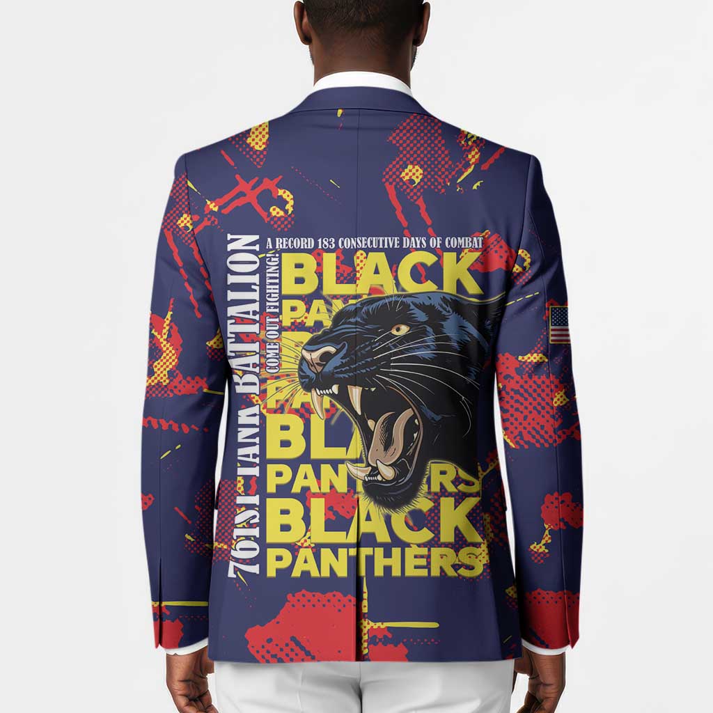 761st Tank Battalion Black Panthers Blazer Legendary African American WWII - Wonder Print Shop