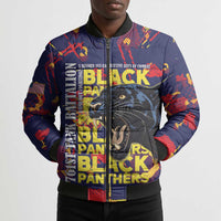 761st Tank Battalion Black Panthers Bomber Puffer Jacket Legendary African American WWII - Wonder Print Shop