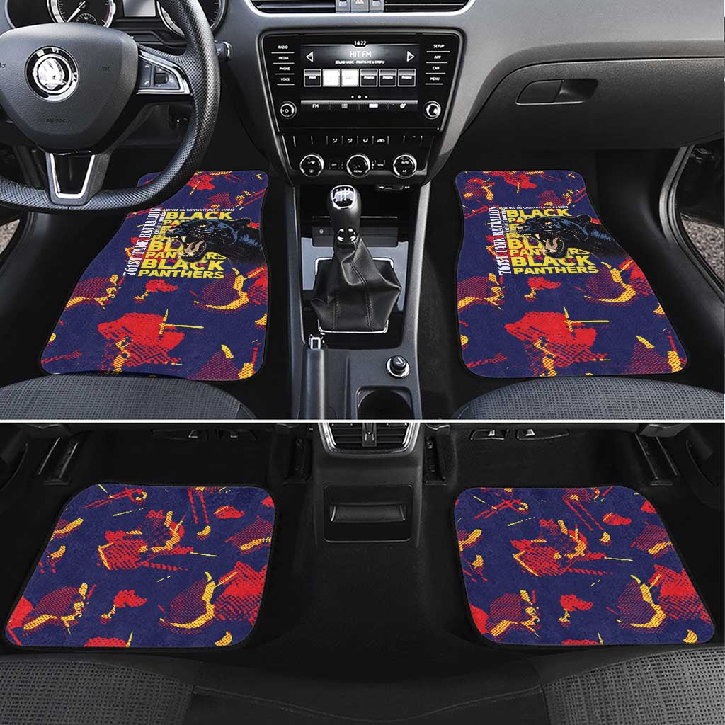 761st Tank Battalion Black Panthers Car Mats Legendary African American WWII - Wonder Print Shop