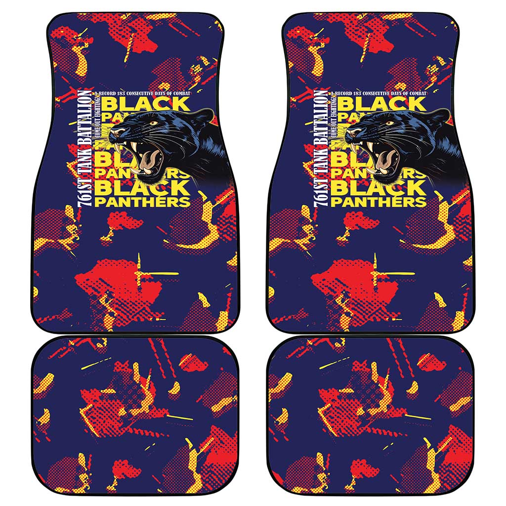 761st Tank Battalion Black Panthers Car Mats Legendary African American WWII - Wonder Print Shop