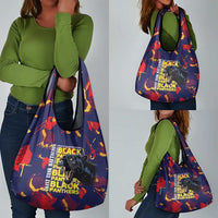 761st Tank Battalion Black Panthers Grocery Bag Legendary African American WWII - Wonder Print Shop