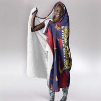 761st Tank Battalion Black Panthers Hooded Blanket Legendary African American WWII - Wonder Print Shop