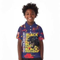 761st Tank Battalion Black Panthers Kid Polo Shirt Legendary African American WWII - Wonder Print Shop
