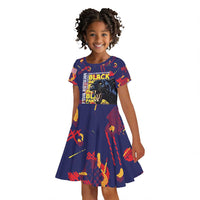 761st Tank Battalion Black Panthers Kid Short Sleeve Dress Legendary African American WWII - Wonder Print Shop
