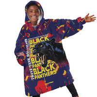 761st Tank Battalion Black Panthers Kid Wearable Blanket Hoodie Legendary African American WWII - Wonder Print Shop