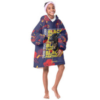 761st Tank Battalion Black Panthers Kid Wearable Blanket Hoodie Legendary African American WWII - Wonder Print Shop