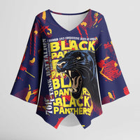 761st Tank Battalion Black Panthers Kimono Sleeve Blouse Legendary African American WWII - Wonder Print Shop