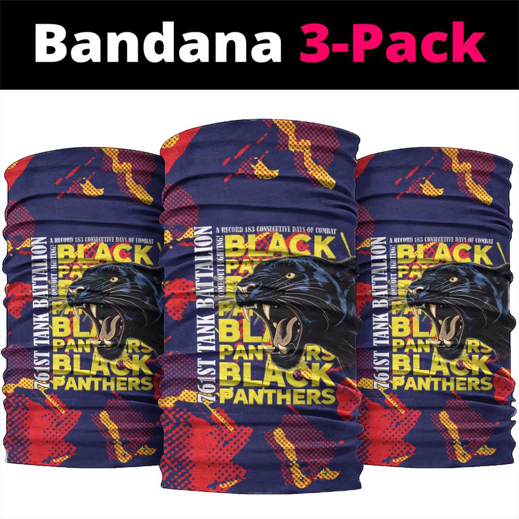 761st Tank Battalion Black Panthers Neck Gaiter Legendary African American WWII - Wonder Print Shop