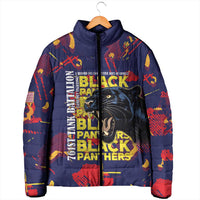 761st Tank Battalion Black Panthers Padded Jacket Legendary African American WWII - Wonder Print Shop