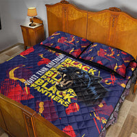761st Tank Battalion Black Panthers Quilt Bed Set Legendary African American WWII - Wonder Print Shop