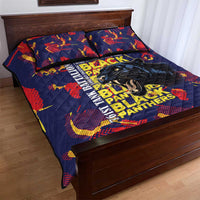 761st Tank Battalion Black Panthers Quilt Bed Set Legendary African American WWII - Wonder Print Shop
