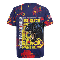 761st Tank Battalion Black Panthers Rugby Jersey Legendary African American WWII - Wonder Print Shop