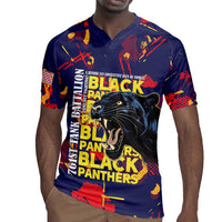 761st Tank Battalion Black Panthers Rugby Jersey Legendary African American WWII - Wonder Print Shop