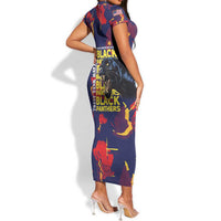 761st Tank Battalion Black Panthers Short Sleeve Bodycon Dress Legendary African American WWII - Wonder Print Shop