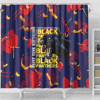 761st Tank Battalion Black Panthers Shower Curtain Legendary African American WWII - Wonder Print Shop
