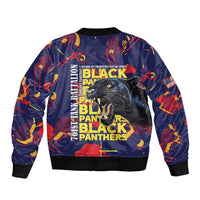 761st Tank Battalion Black Panthers Sleeve Zip Bomber Jacket Legendary African American WWII - Wonder Print Shop