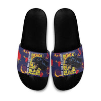 761st Tank Battalion Black Panthers Slide Sandals Legendary African American WWII - Wonder Print Shop