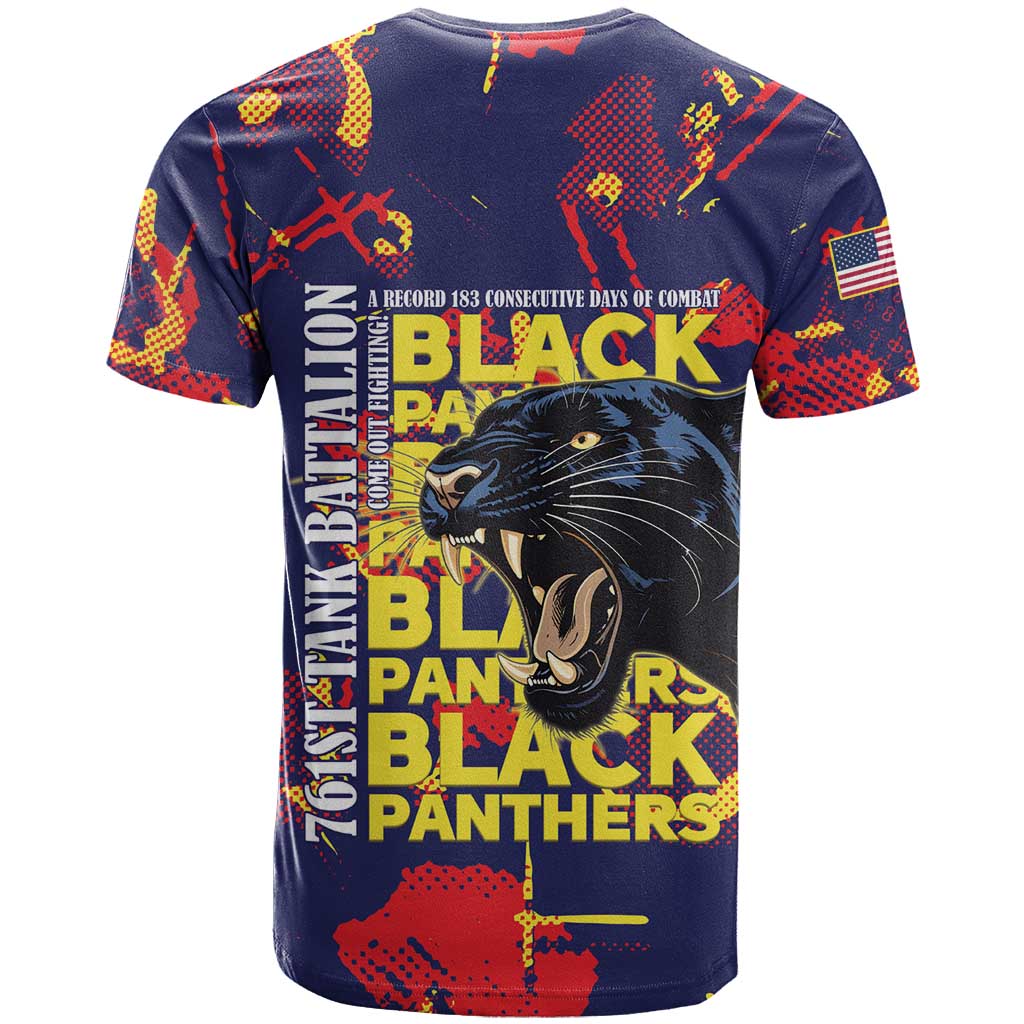 761st Tank Battalion Black Panthers T shirt Legendary African American WWII - Wonder Print Shop