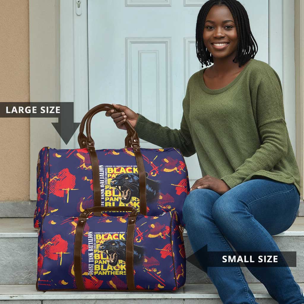761st Tank Battalion Black Panthers Travel Bag Legendary African American WWII - Wonder Print Shop