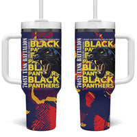 761st Tank Battalion Black Panthers Tumbler With Handle Legendary African American WWII - Wonder Print Shop