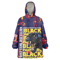 761st Tank Battalion Black Panthers Wearable Blanket Hoodie Legendary African American WWII - Wonder Print Shop