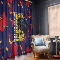 761st Tank Battalion Black Panthers Window Curtain Legendary African American WWII - Wonder Print Shop