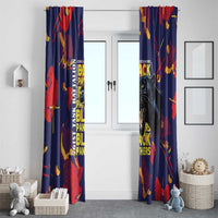 761st Tank Battalion Black Panthers Window Curtain Legendary African American WWII - Wonder Print Shop
