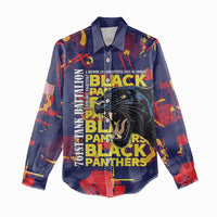 761st Tank Battalion Black Panthers Women Casual Shirt Legendary African American WWII - Wonder Print Shop