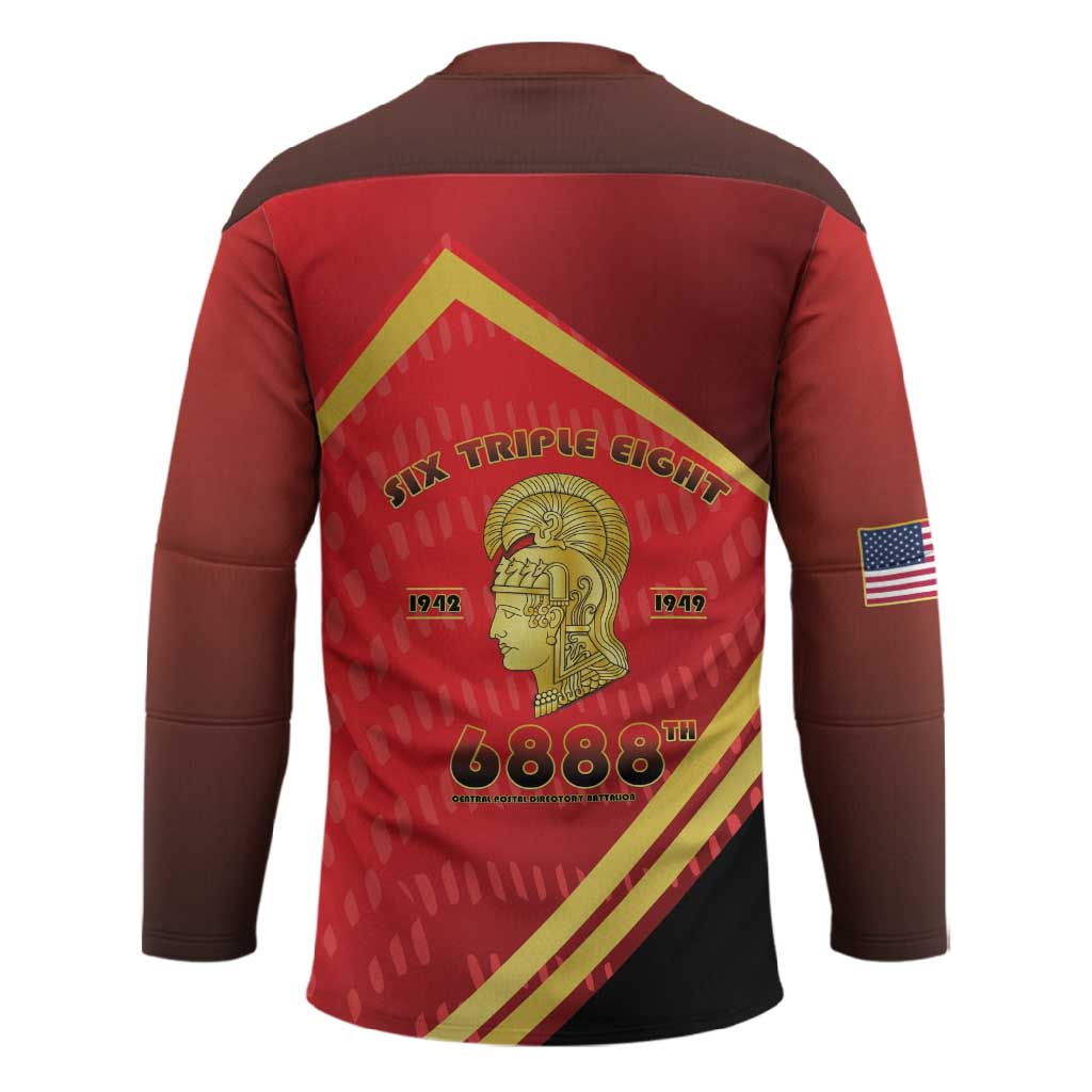 Six Triple Eight Legacy Hockey Jersey 6888th Battalion 1942-1949