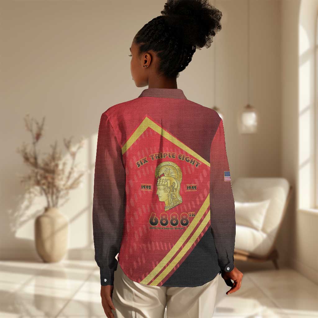 Six Triple Eight Legacy Women Casual Shirt 6888th Battalion 1942-1949