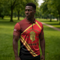 Six Triple Eight Legacy Zipper Polo Shirt 6888th Battalion 1942-1949